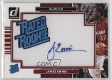 2014 Panini Donruss Rated Rookie Signature James Ennis #RR-JEN Patch Auto 05fy