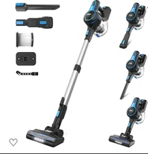 INSE Cordless Vacuum Cleaner 6-in-1 Lightweight Stick Vacuum Up to 45min Runtime