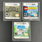 Lot of 3 Nintendo DS Game Lego Batman Disney Brave Ice Age Dawn of the Dinosaurs