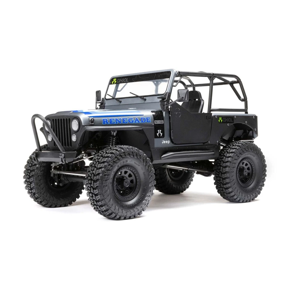 Axial SCX10 III Jeep CJ-7 RTR - 4x4 Rock Crawler Detailgetreuer Karosserie Grau - Bild 2 von 4