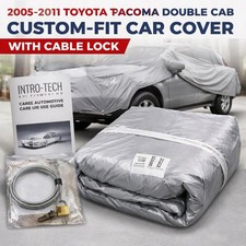 2005-2011 Toyota Tacoma Double Cab Custom Car Cover Intro-tech Lock 2005-2011 Toyota Tacoma Double Cab Custom Car Cover Intro-tech Lock