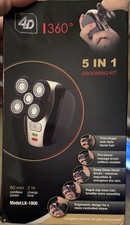 4D 360° 5 in 1 Grooming Kit Cordless Electric Shaver LK-1800 Pivoting Head