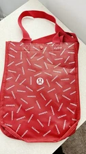 Lululemon Small Logo Reusable Shopping Bag New