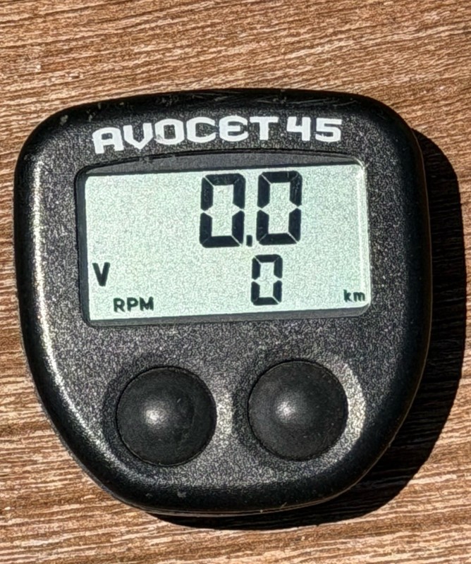 Avocet Cyclometer Model 45 Bike Computer In New Condition. Shop Wear. Head Only