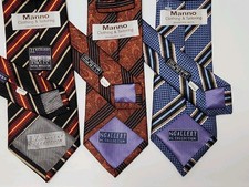 J.Z. Richards Lot Of 3 USA Hand Made Silk Tie...