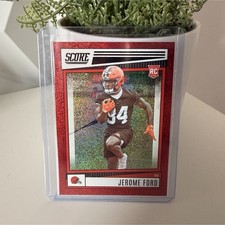 Panini 2022 Score Jerome Ford Rookie #333 Cleveland Browns Football Card. rookie card picture