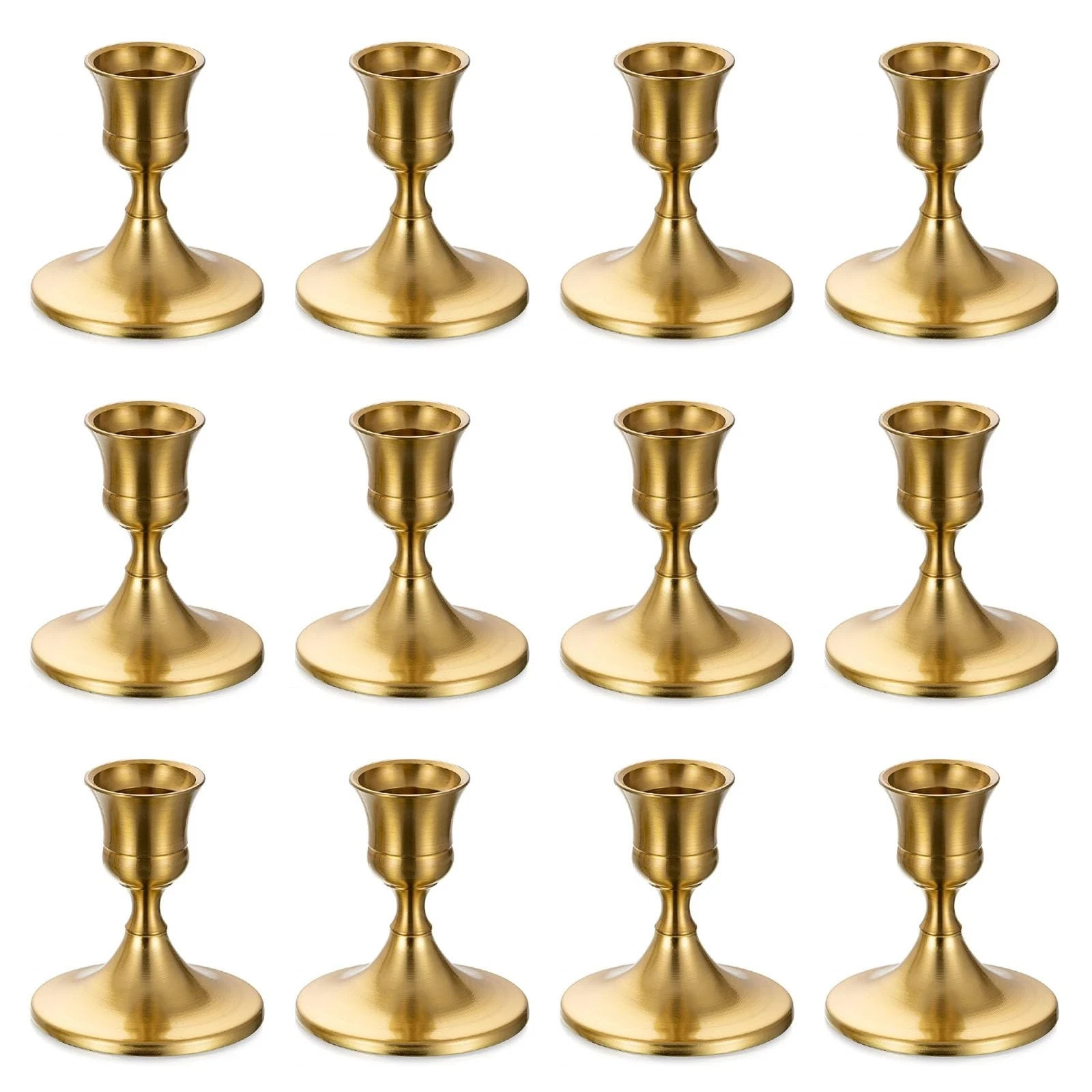 S Taper Candle Holders - Gold Candle Stick Candle Holder Bu.
