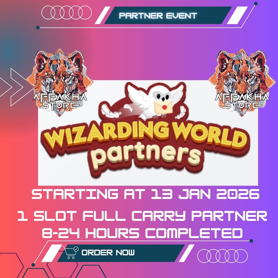 WIZARDING WORLD PARTNERS EVENT M0NOGO FULL CARRY 9- 24 HOURS COMPLETED