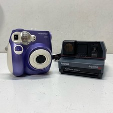 Lot of 2 Assorted Polaroid Instant Cameras- 300 Impulse AF