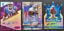 (3) Karlos Williams Autographed LOW NUMBERED Buffalo Bills Cards /15