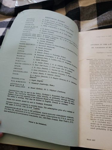 Nuclear Physics Monthly Journal, March & May 1957, Group Of Two - Picture 3 of 14