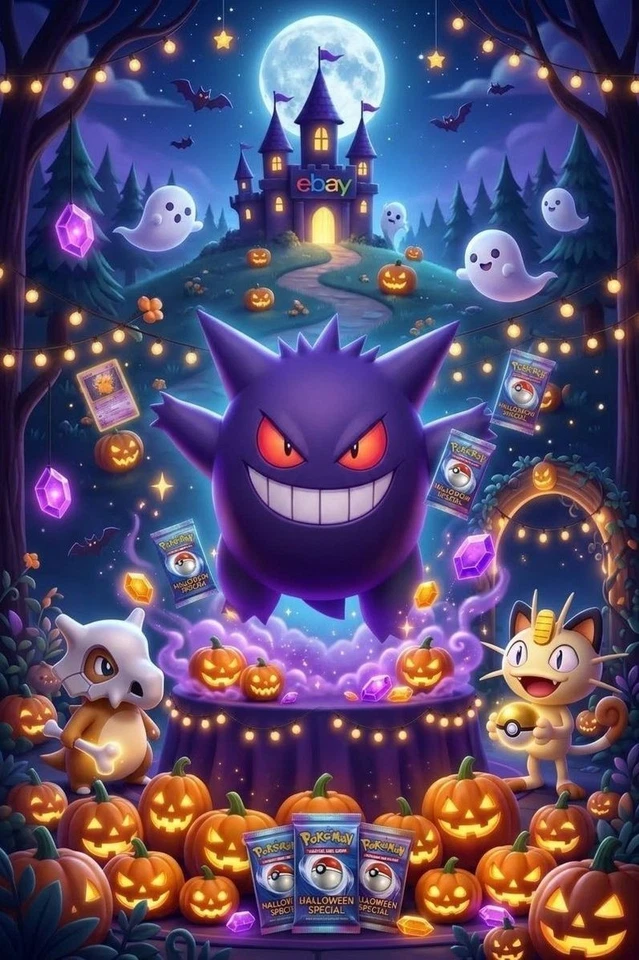 Pokemon🎃Halloween Event🎃Gem 2 & 3 New arrivals🎃Live Rip🎃