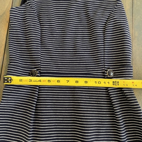 Tommy Hilfiger Etuikleid blau weiß gestreift ärmellos gestreift - Größe XS (H8) - Bild 7 von 10