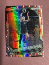 2025 Panini Prizm WNBA Breanna Stewart WNBA Logo Prizm #26 Liberty (B)