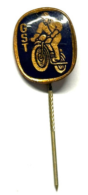Society for Sport and Technology GST Motorcycle GDR Pin (H40n)