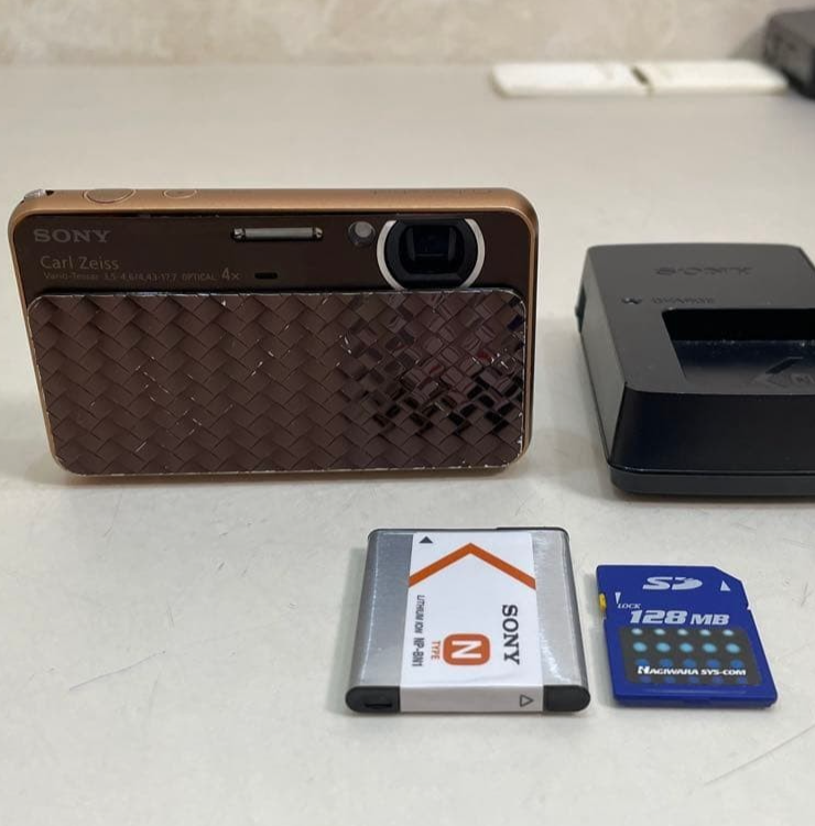 Sony Cyber-shot DSC-T99 14.1MP Digital Camera - Silver for sale