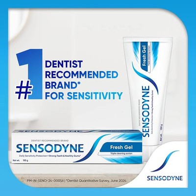 Sensodyne Fresh Gel Toothpaste   Gentle Care for Sensitive Teeth