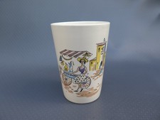 Tazza Melitta 1-28 motivo mediterraneo / Italia anni 50? Porcellana H 10,2 cm
