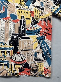 Nuon Relaxed Fit Vibrant Graphic Print Short Sleeve Men's Casual Shirt, Size S.