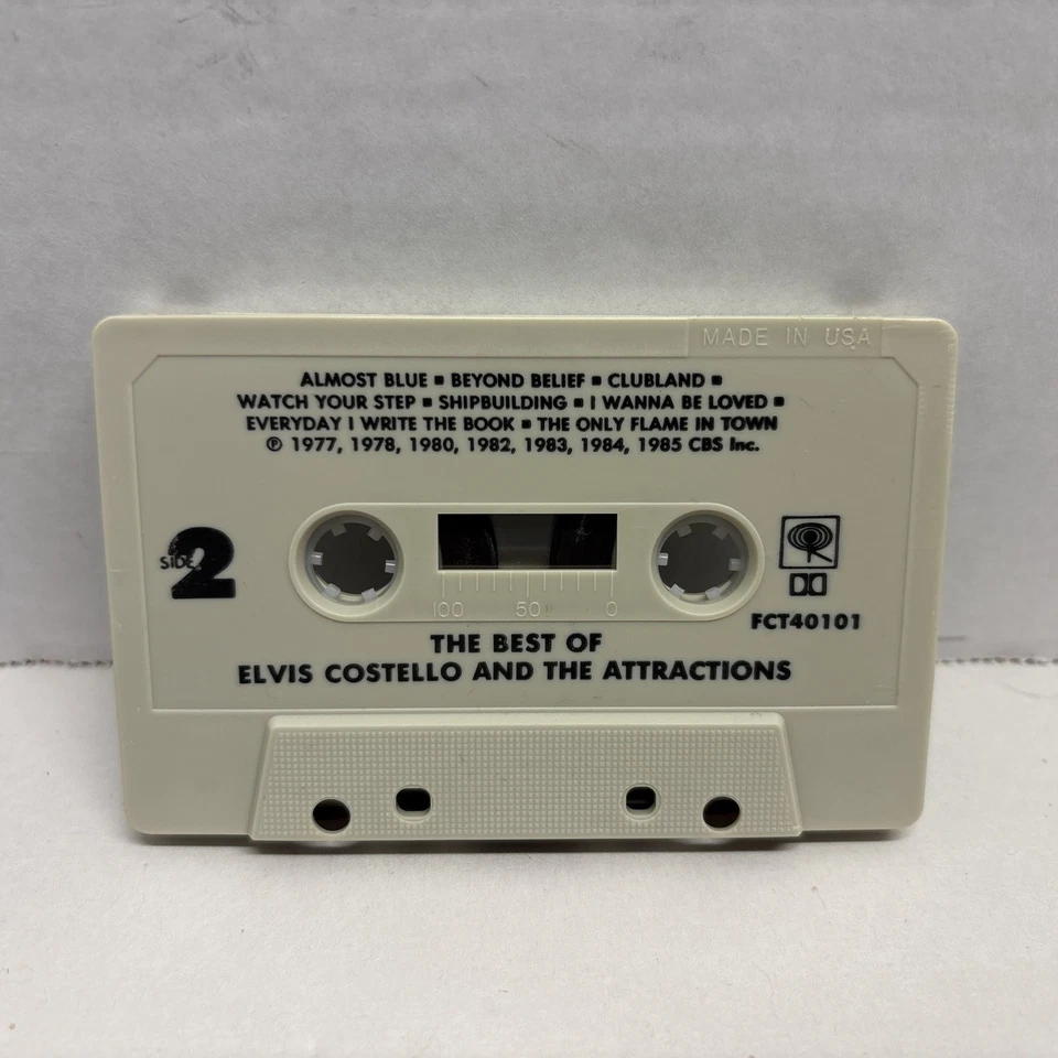The Best of Elvis Costello and The Attractions - 1985 Cassette - Tested 40101 Foto 4 de 4