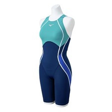  Mizuno Swim Competitive Swimsuit GX/SONIC STREAM Half Suit Lace Open Back 