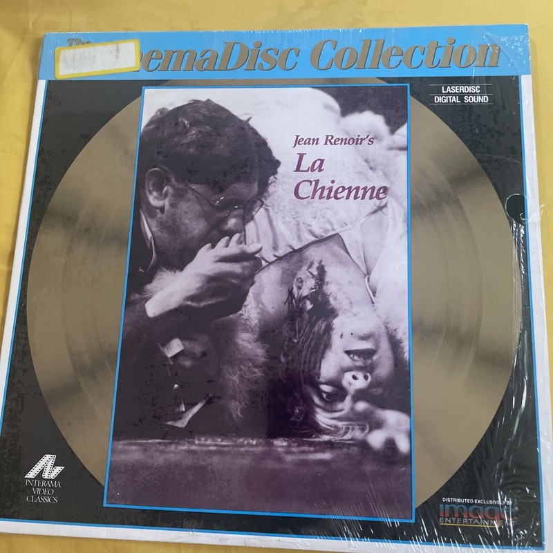 La Chienne CinemaDisc Laserdisc LD Jean Renoir Michel Simon