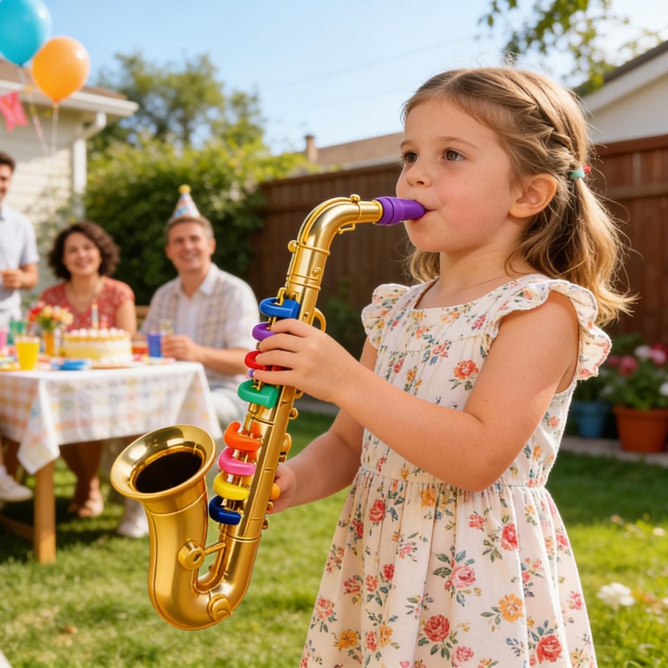 Saxophone for Kids Musical Instruments Toy Saxophone Toy Trumpet and To ...