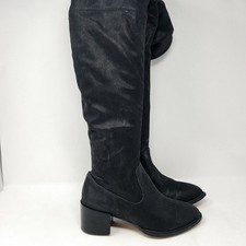 BCBGeneration Womens Black Thigh-High Over th...