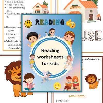 Reading Worksheets for Kids   Fun & Easy Comprehension Practice