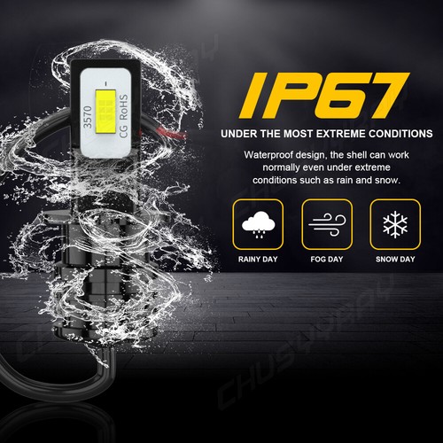 For Toyota 4Runner 1999-2002 6000K LED Headlight High Low + Fog Lights Bulbs 4pc - Bild 13 von 17