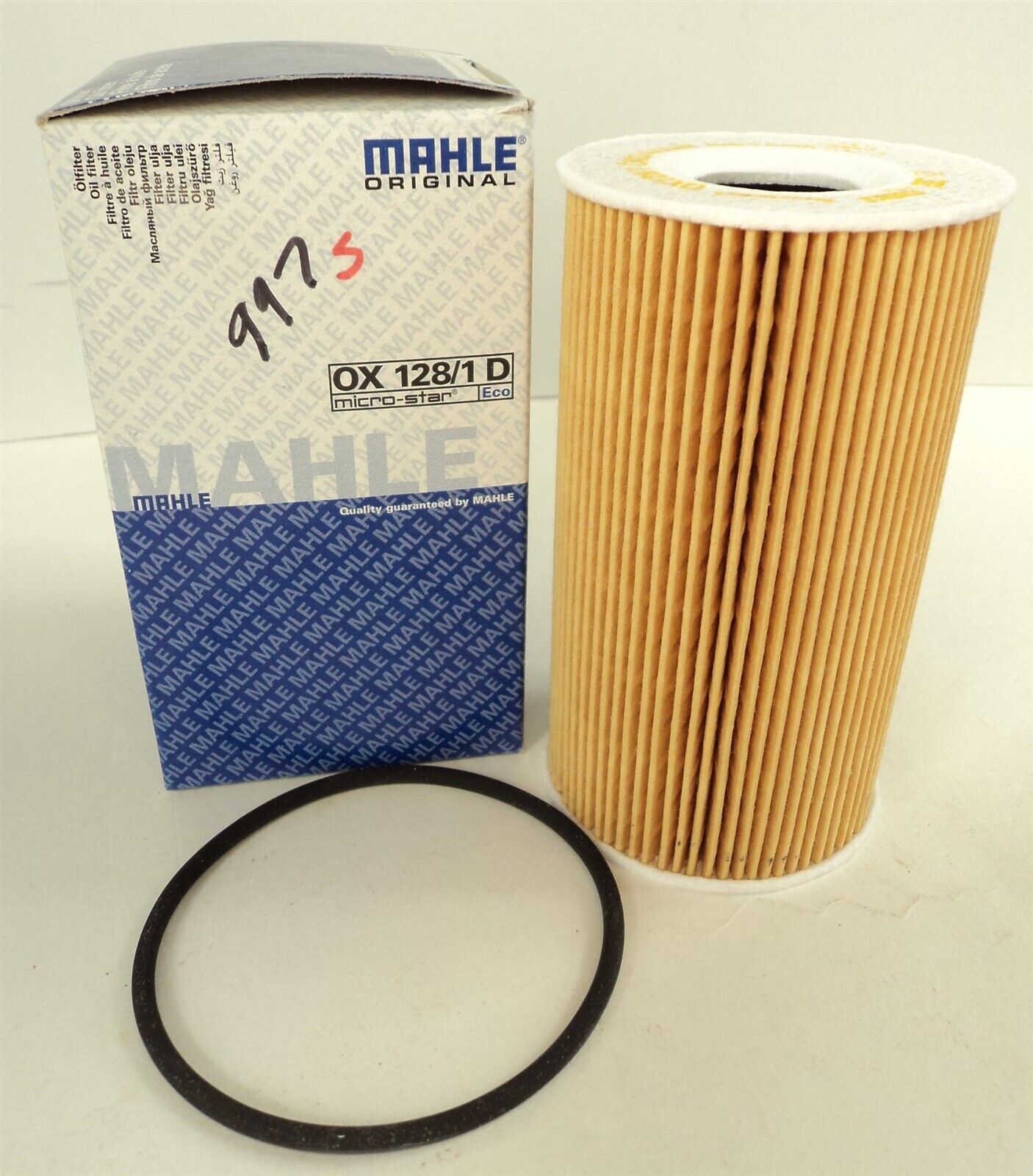 Engine Oil Filter Mahle OX 128/1 D For Porsche Boxster Cayman Cayenne