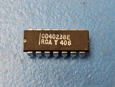 (5PCS) CD4023BE NAND Gate, 4000/14000/40000 Series, 3-Func, 3-Input, CMOS,PDIP14