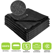 UV Sunblock Shade Cloth for Pergola Garden Plant Cover Porch Vertical Greenhouse