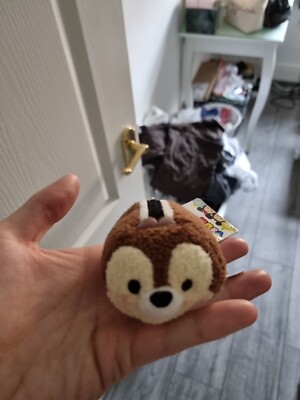 Disney Tsum Tsum Chip & Dale Rescue Rangers Just Chip Plüsch Neu mit Etikett