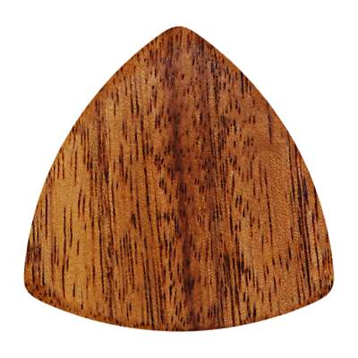Teak Wood Guitar Or Bass Pick - 1.5 mm - 346 Triangle - Handmade Exotic Plectrum