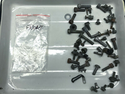 Suzuki GSXR 1000 (3) 05' K5 Front Part of Bike Bolts Screws as pictured