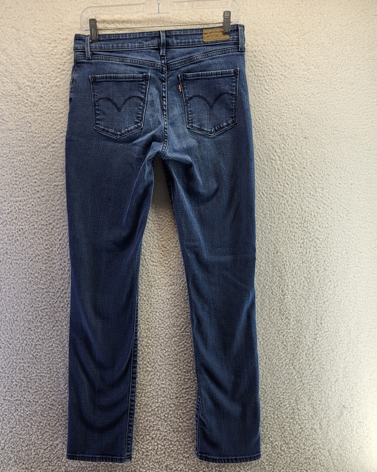 Levi's Demi Curve Jeans Womens 8 /29 Blue Mid Rise Slim Skinny Leg Denim Red Tag thumbnail 19