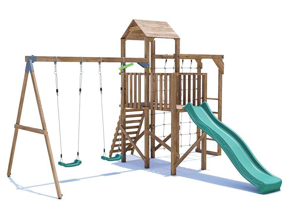 Monkey Rebo Outdoor Toys Rebo Modular Wooden Climbing Frame