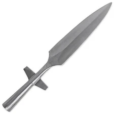 Historic Reenactment Winged Spear Head – Functional Hand-Forged Weapon