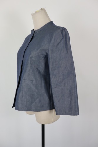 EMPORIO ARMANI BLAZER GIACCA COTONE DONNA Tg 40 WOMAN VINTAGE JACKET CASUAL - Picture 6 of 10