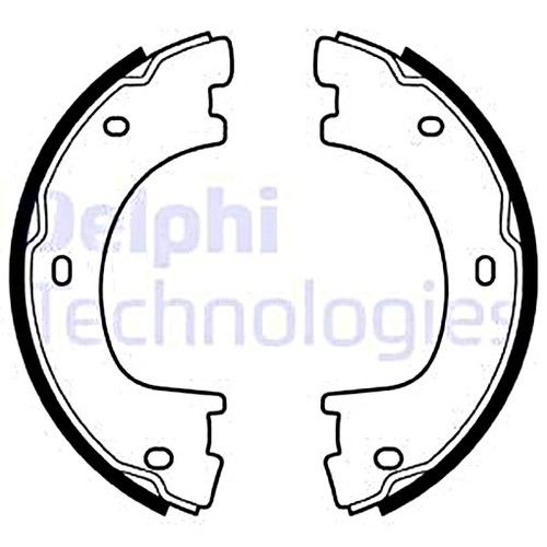 DELPHI Parking Brake Shoe Set For MERCEDES VW Sprinter 906 W906 0616