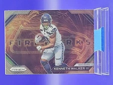 Kenneth Walker III 2023 Panini Prizm Fireworks 🔥 Seahawks