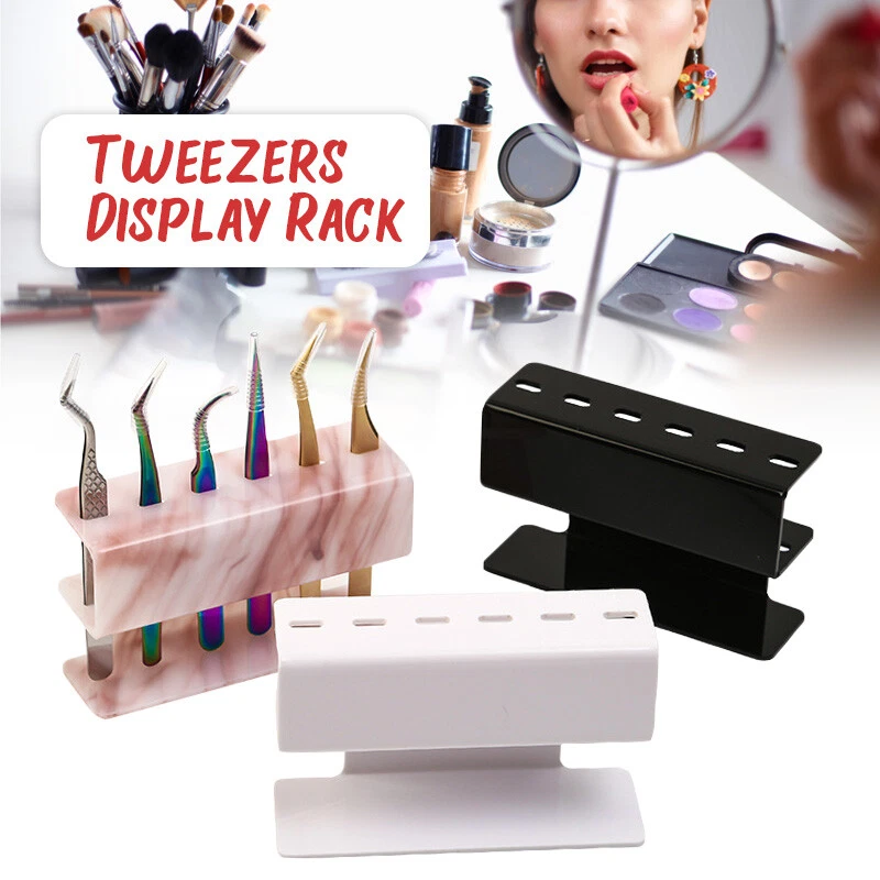 Pinzas de Pestañas Estante de Almacenamiento Pinza Soporte Uñas Belleza Herramientas Estante Foto 2 de 4