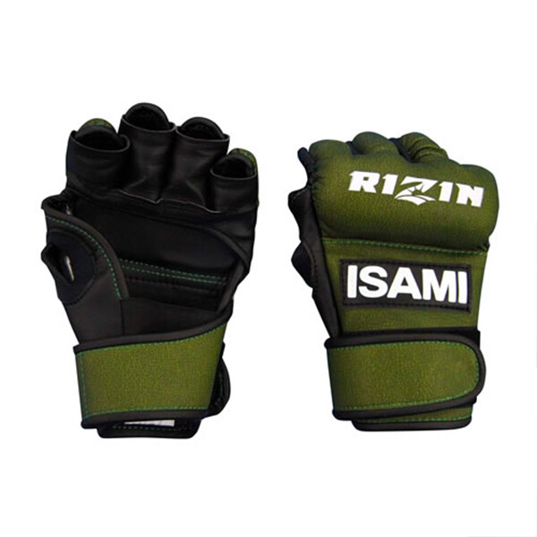 RIZIN ISAMI MMAグローブ ISAMI RIZIN Open Finger Glove Khaki