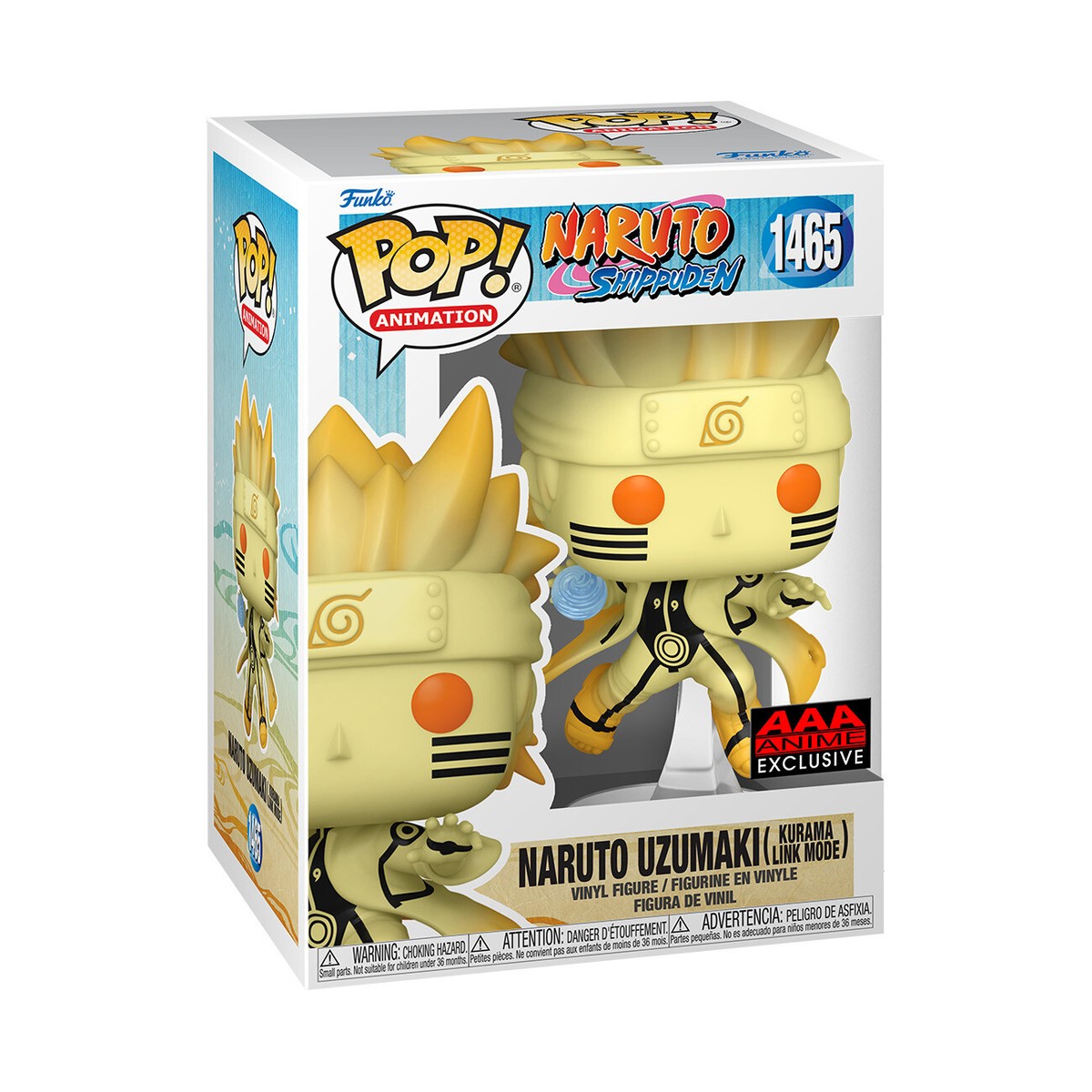 Funko Pop! Naruto Shippuden: Naruto Uzumaki (Kurama Link Mode