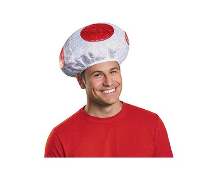 Toad Fungo Cappello-Rosso/Bianco-SUPER MARIO BROS-Teen per adulti  39897852225 | eBay
