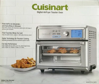 Freidora Digital Cuisinart aire Horno Tostador en acero inoxidable | eBay
