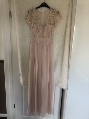 quiz blush pink maxi dress