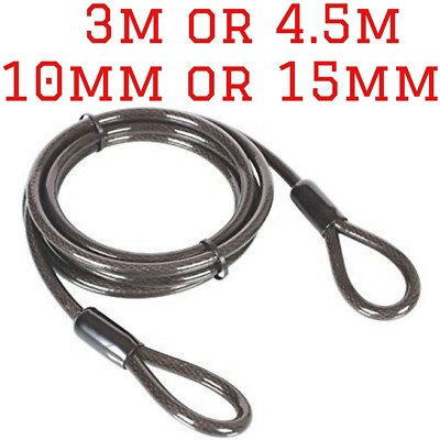 long bike lock cable