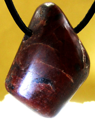 ECHTER   RUBIN  XL  Freeform   Trommelstein gebohrt  EDELSTEIN  ANHÄNGER   NR.51